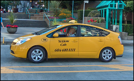 Taxi Is a kind of vehicle use by people when they don't want to ride in a